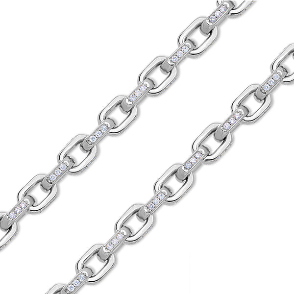 Diamond Odin Link Bracelet (6mm)