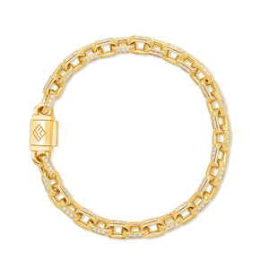 Diamond Odin Link Bracelet (6mm)