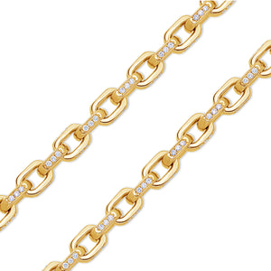Diamond Odin Link Bracelet (6mm)