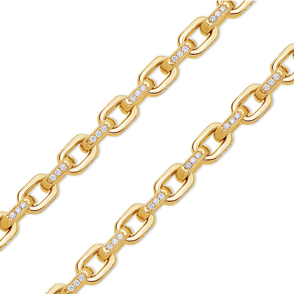 Diamond Odin Link Bracelet (6mm)