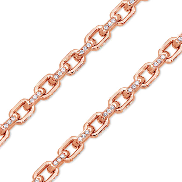 Diamond Odin Link Bracelet (7mm)