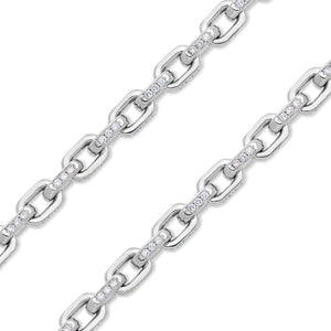 Diamond Odin Link Bracelet (7mm)