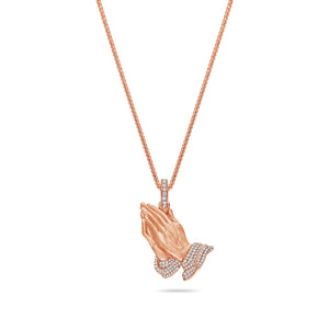 Micro Praying Hands Piece (Partially Iced)