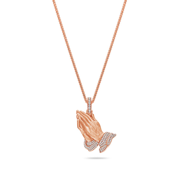 Micro Praying Hands Piece (Partially Iced)
