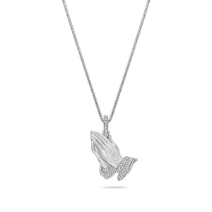 Micro Praying Hands Piece (Partially Iced)