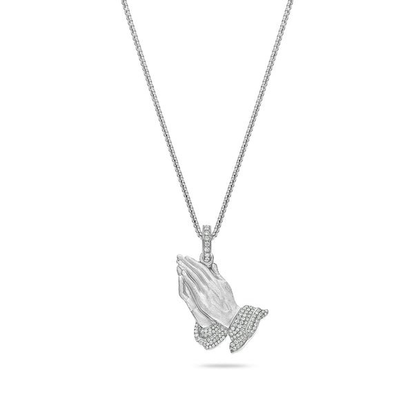 Micro Praying Hands Piece (Partially Iced)