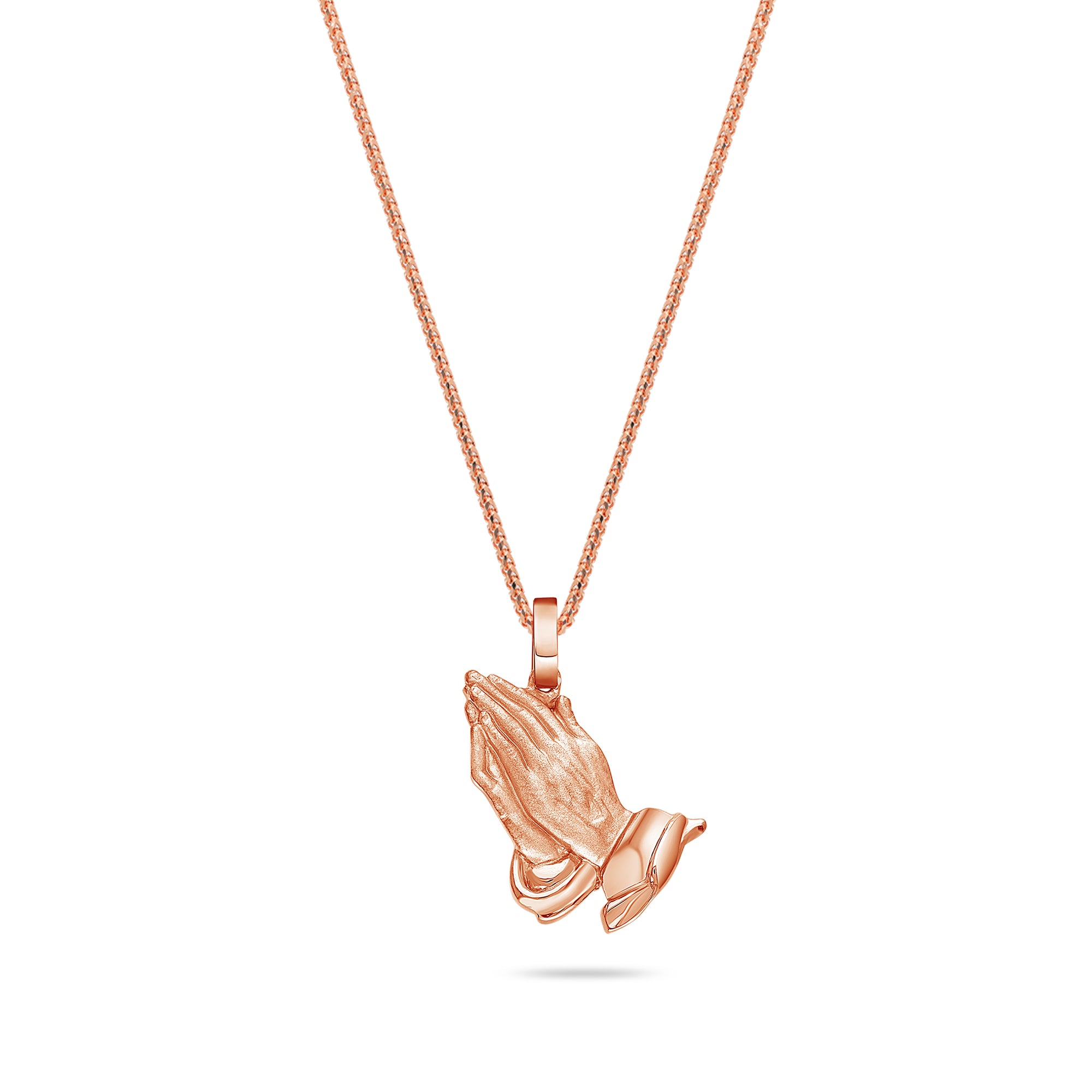 Micro Praying Hands Piece (Solid Gold)