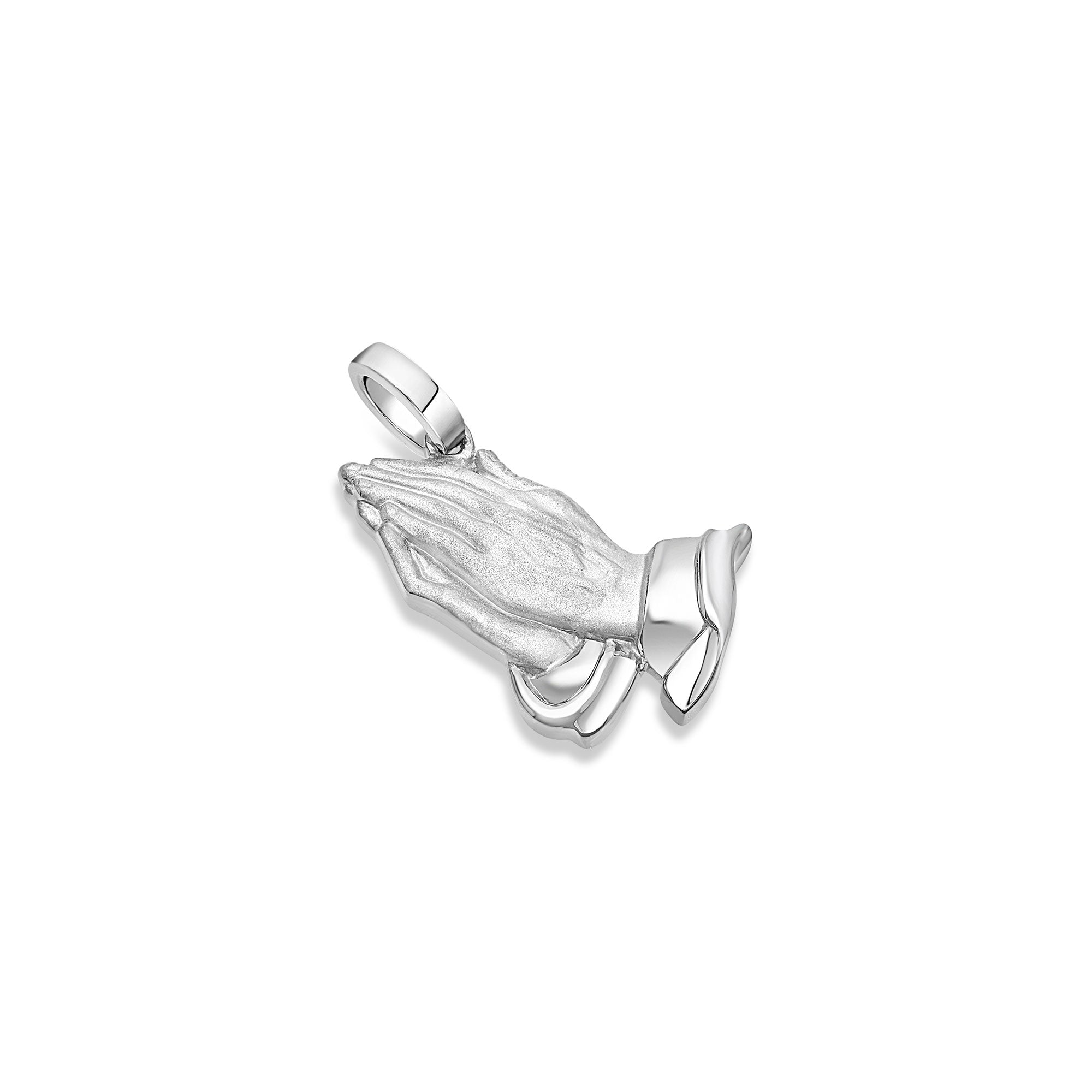 Micro Praying Hands Piece (Solid Gold)
