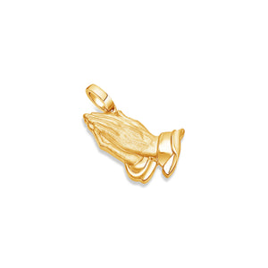 Micro Praying Hands Piece (Solid Gold)