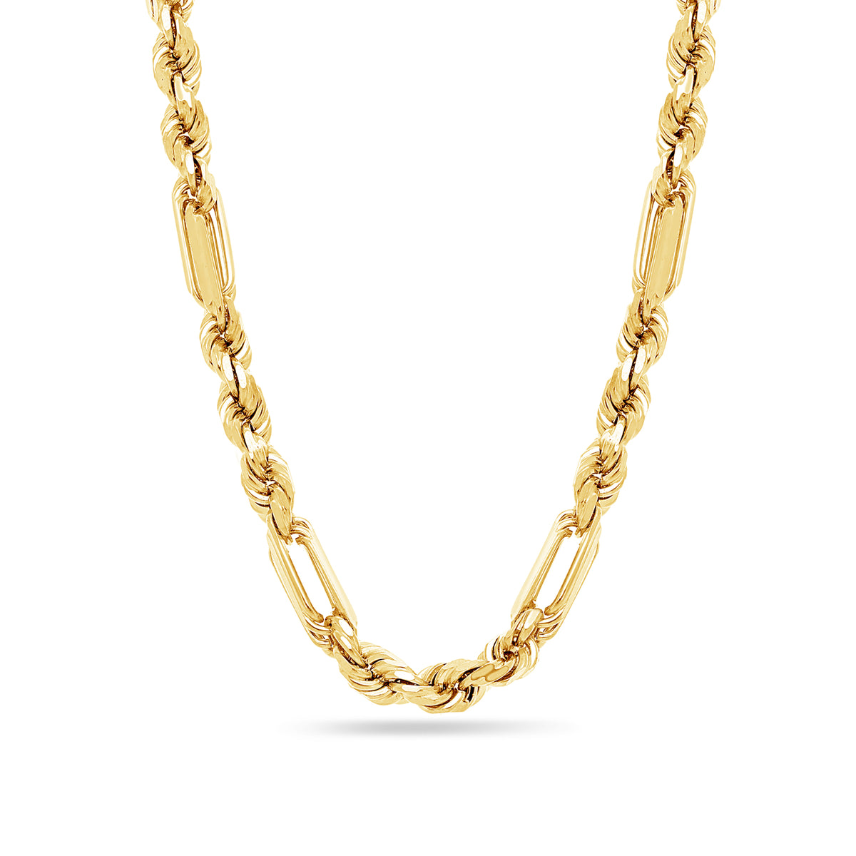 Gold Figa-Rope Chain (5.5mm)