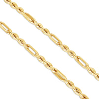 Gold Figa-Rope Chain (5.5mm)