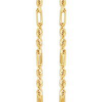 Gold Figa-Rope Chain (5.5mm)