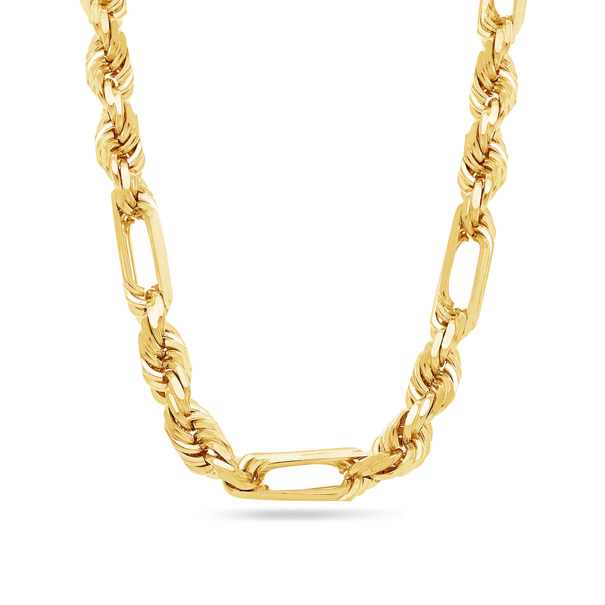 Gold Figa-Rope Chain (8.0mm)