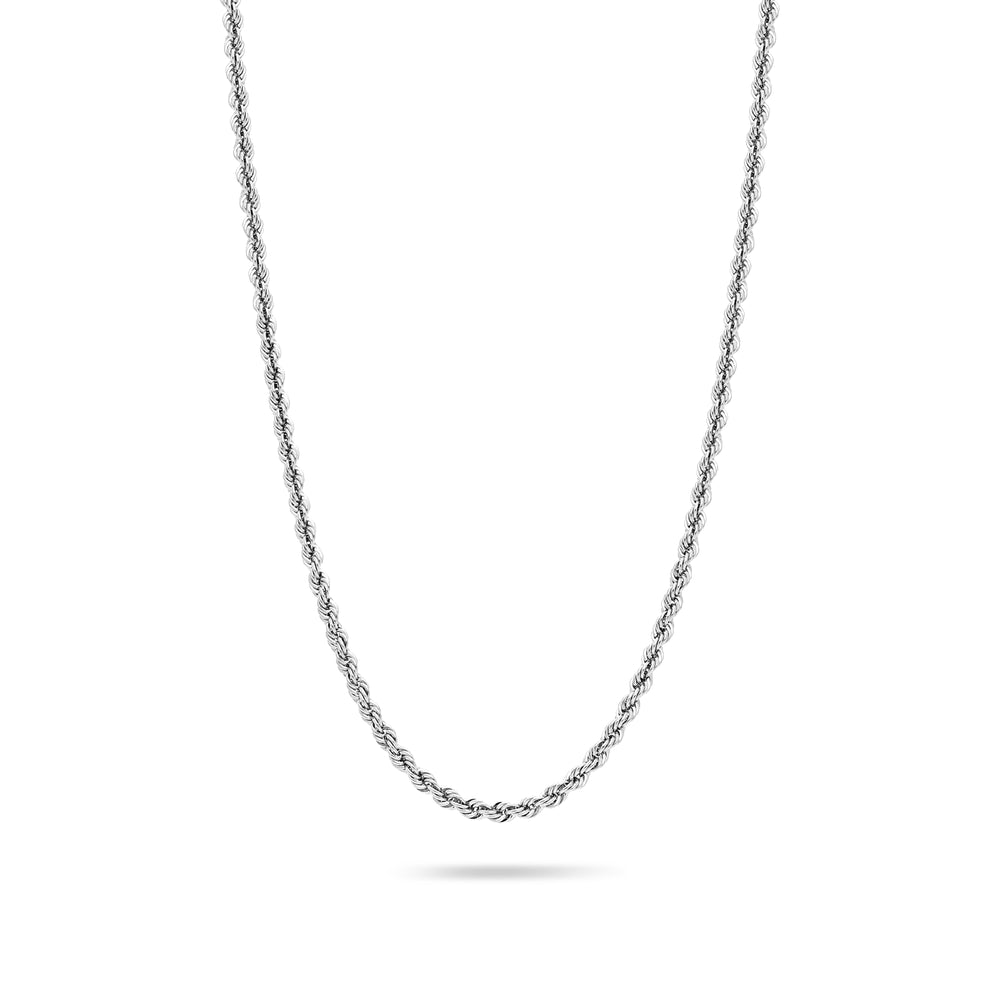 Platinum Rope Chain (2.2mm)