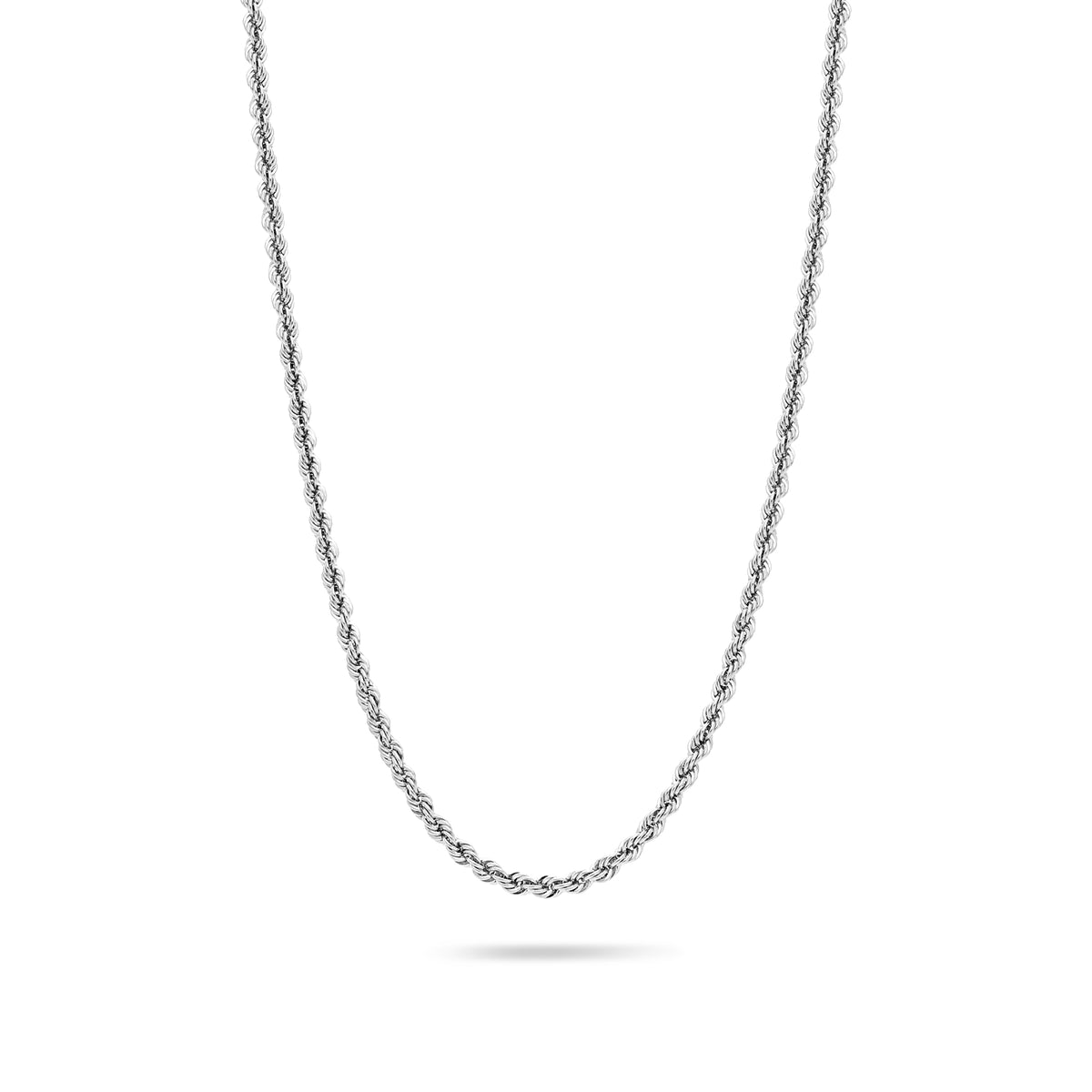 Platinum Rope Chain (2.2mm)