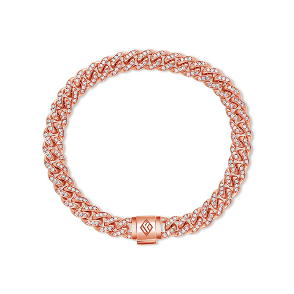 Diamond Cuban Link Bracelet (7mm)