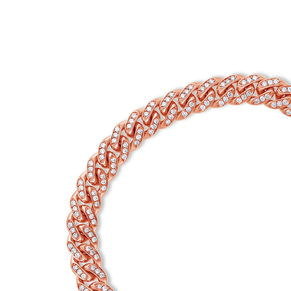 Diamond Cuban Link Bracelet (7mm)