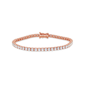 Vincent Diamond Tennis Bracelet (8-Point)