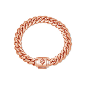 Gold Cuban Link Bracelet (9mm)