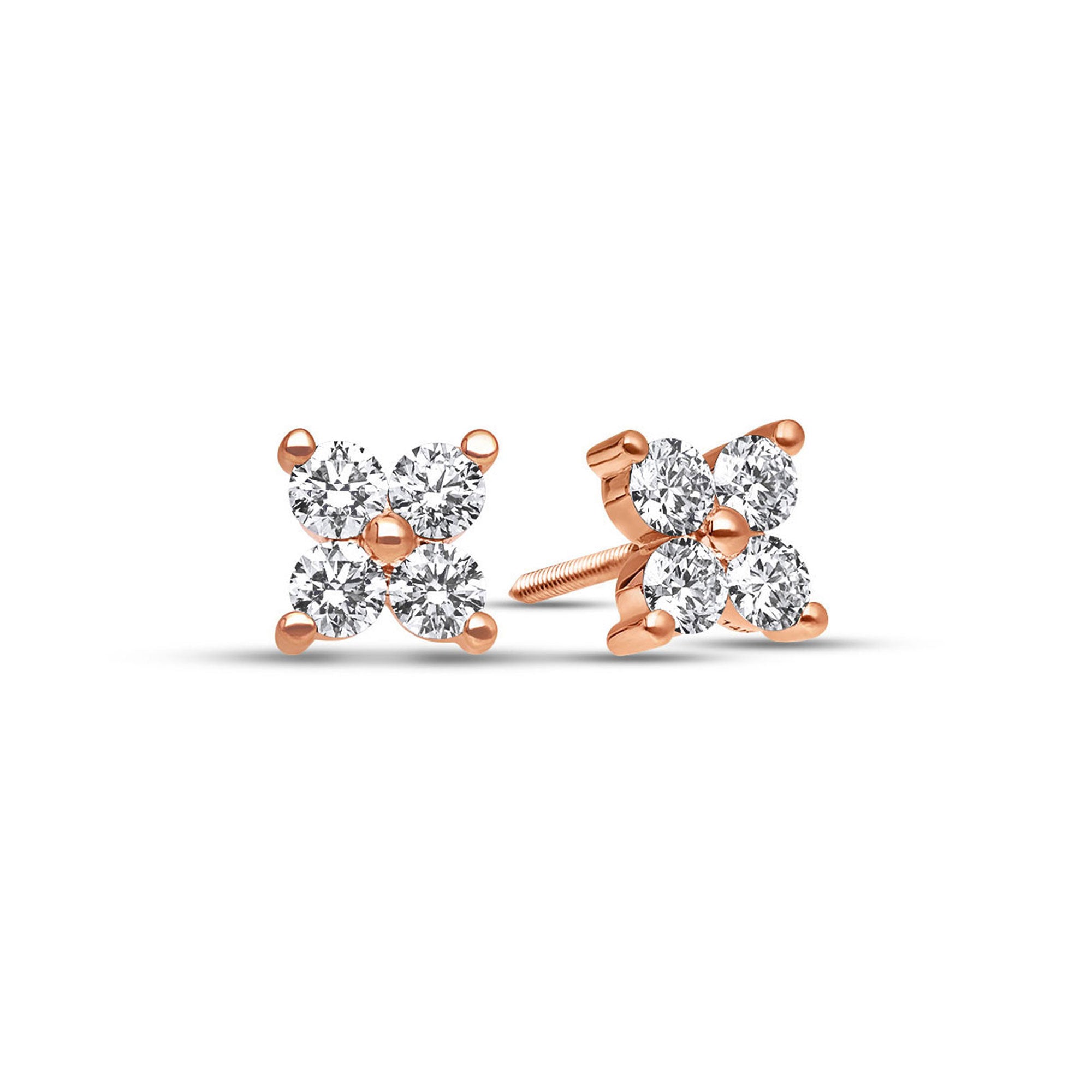 Baby Fortuna Diamond Cluster Earrings