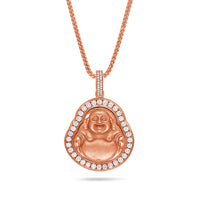 Baby Laughing Buddha Piece (Diamond Border)