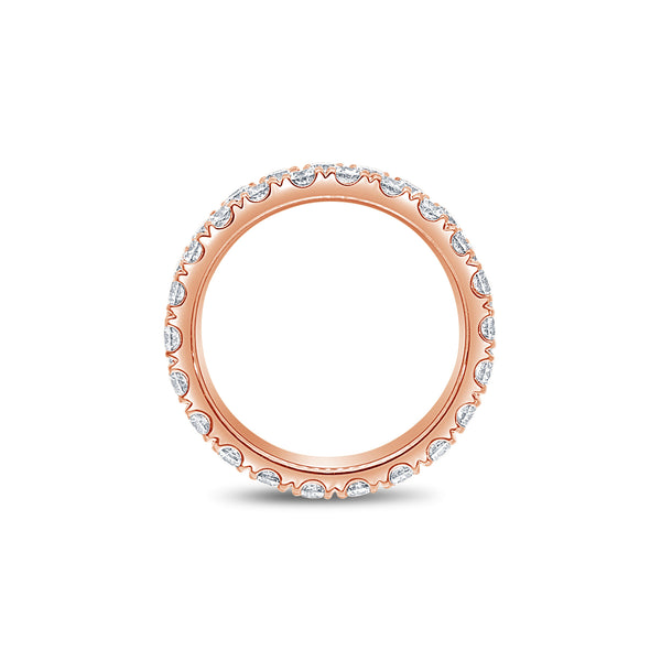 Micro Elle Eternity Ring (2-Row)
