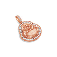 Baby Laughing Buddha Piece (Diamond Border)