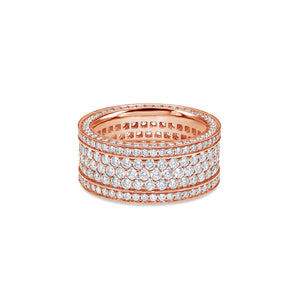 Massimo Eternity Ring (3-Row)