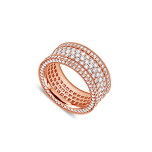 Massimo Eternity Ring (3-Row)