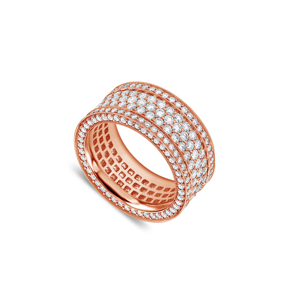 Massimo Eternity Ring (3-Row)