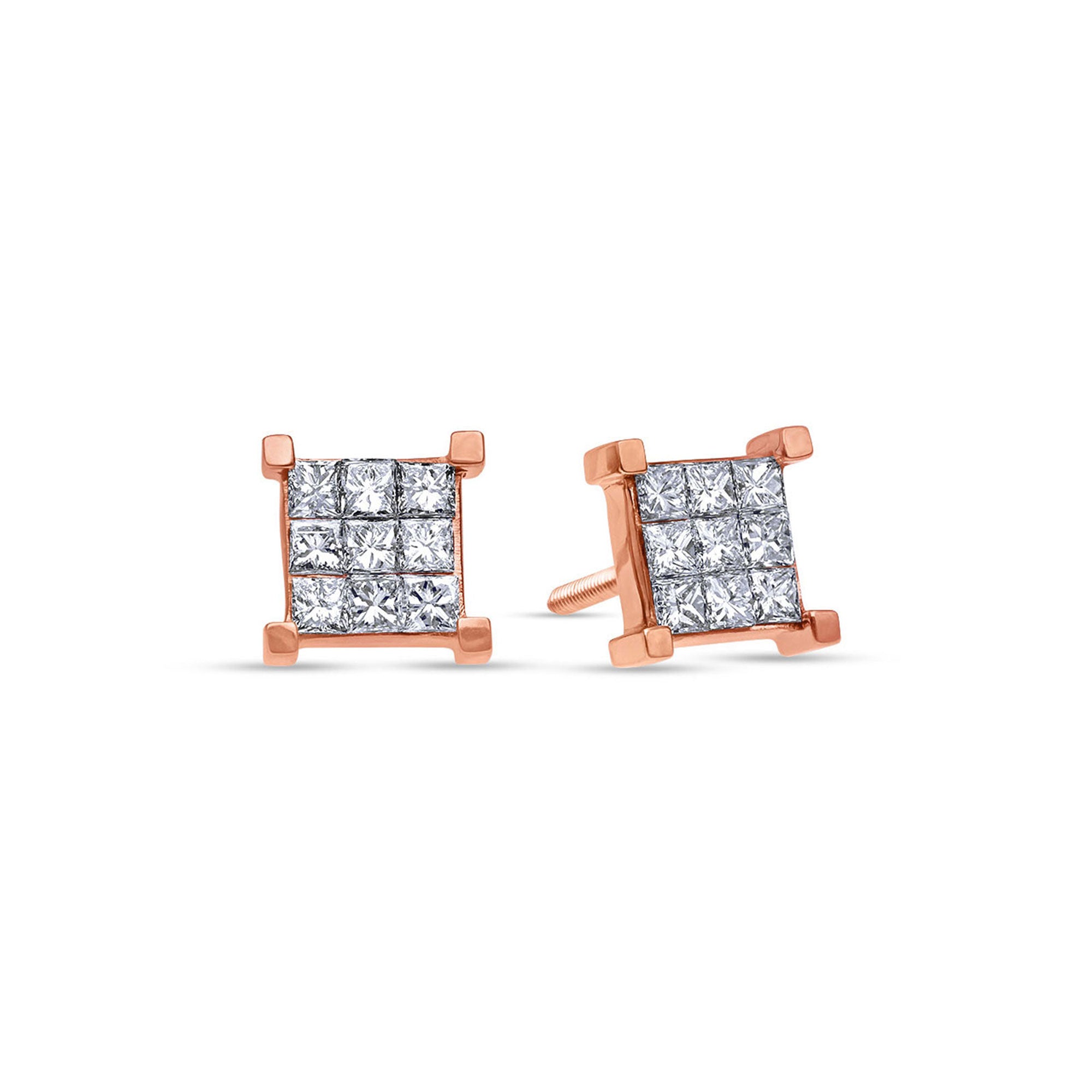 Micro Davin Diamond Cluster Earrings