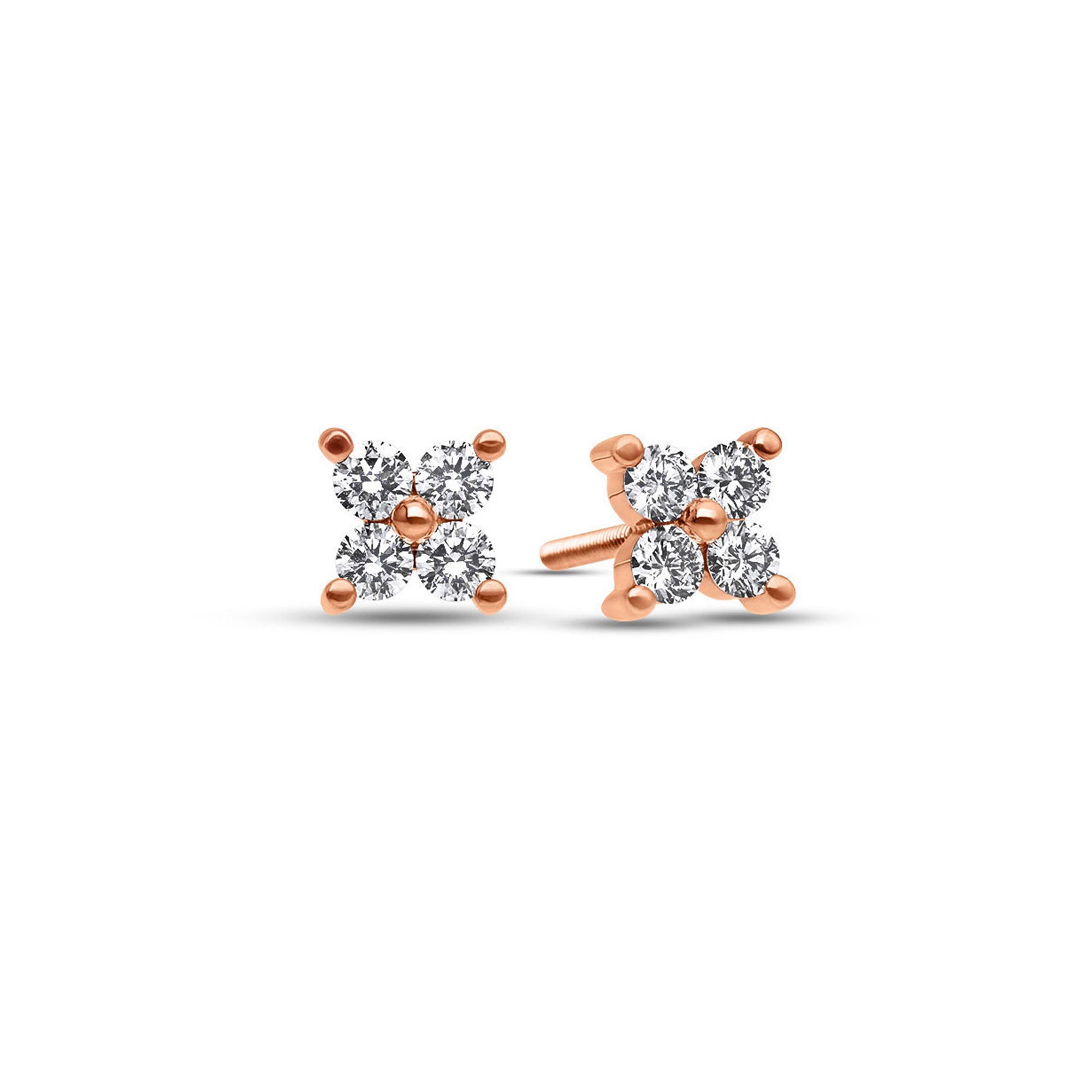 Micro Fortuna Diamond Cluster Earrings