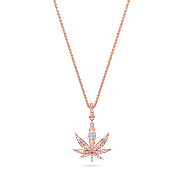 Micro Cannabis Leaf Piece (Fully Iced)