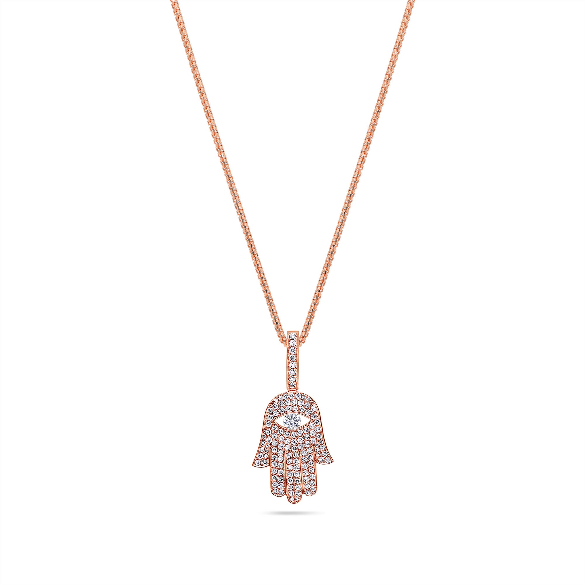 Micro Hamsa Piece (Blessings, Fully Iced)
