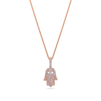 Micro Hamsa Piece (Blessings, Fully Iced)