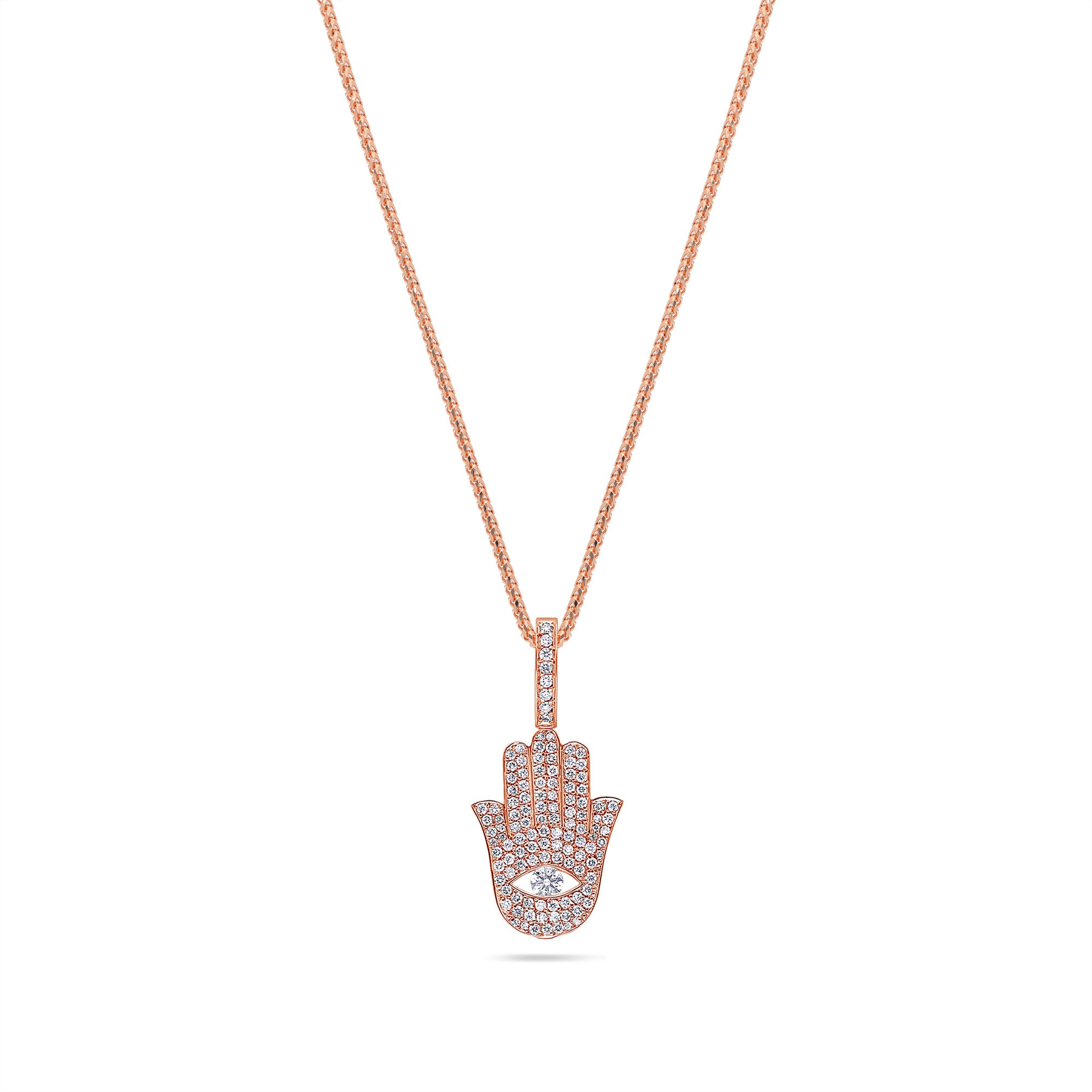 Micro Hamsa Piece (Protection, Fully Iced)