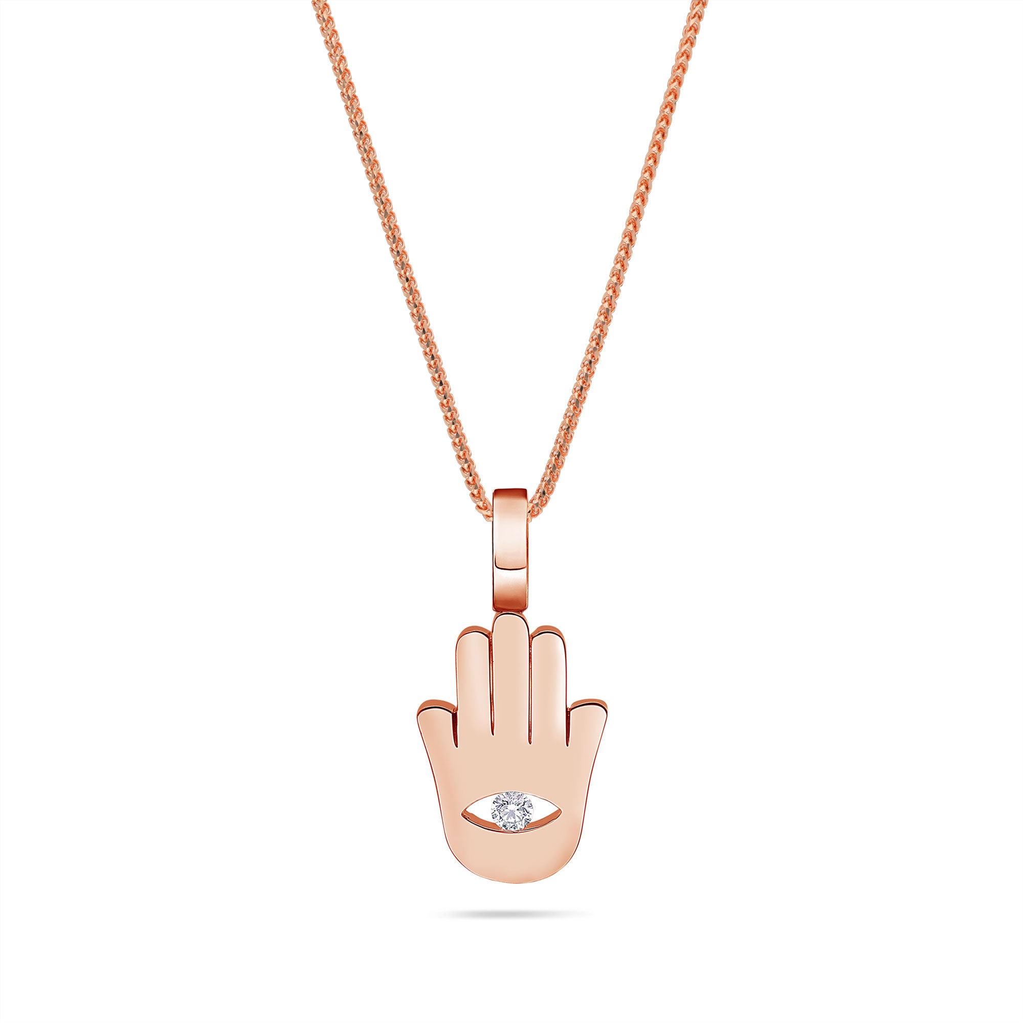 Milli Hamsa Piece (Protection, Diamond Eye)