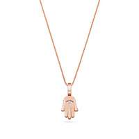 Nano Hamsa Piece (Blessings, Diamond Eye)
