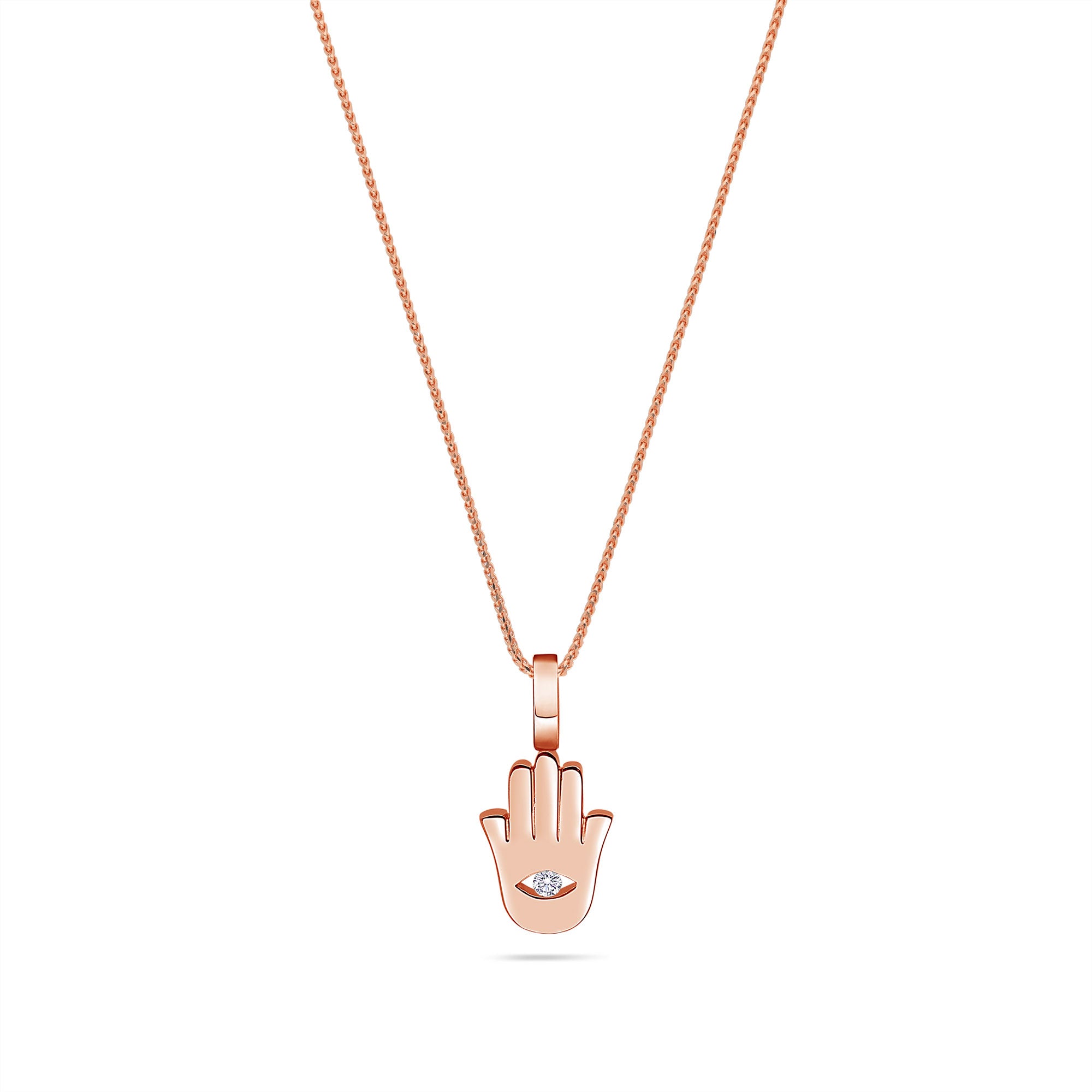 Nano Hamsa Piece (Protection, Diamond Eye)