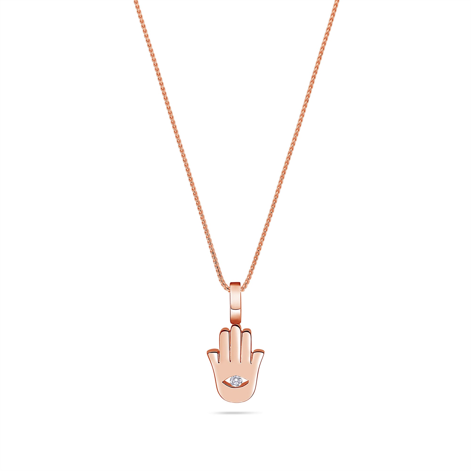 Nano Hamsa Piece (Protection, Diamond Eye)