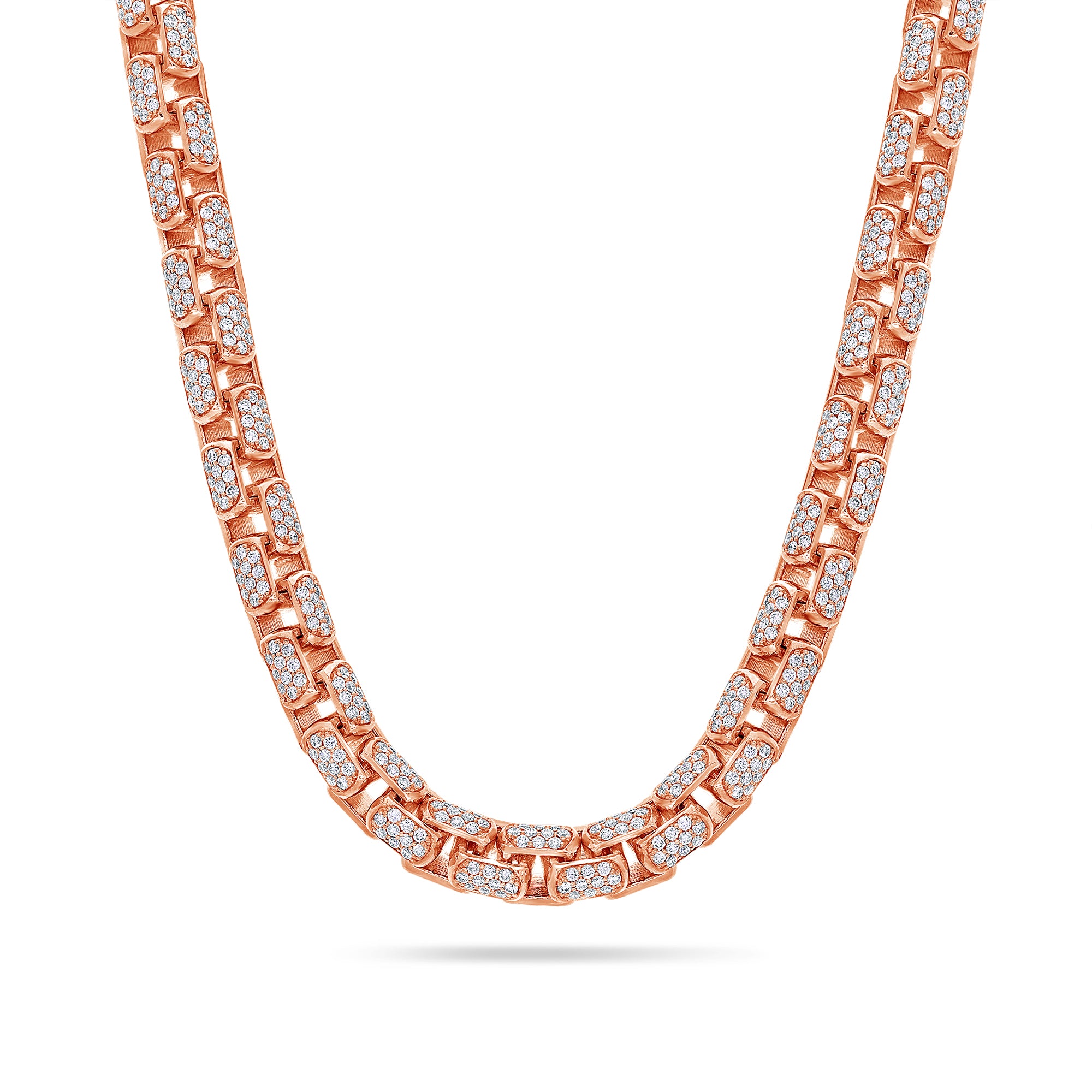Diamond Moon Link Chain (6.5mm)