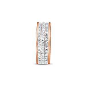 Sage Eternity Ring (3-Row)