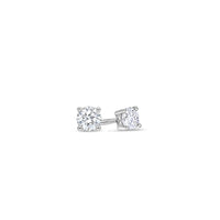 Solitaire Diamond Stud Earrings - 4 Prongs (0.50 Carat Total, Round)