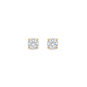 Solitaire Diamond Stud Earrings (GIA, 0.70 Carat Total, Round)