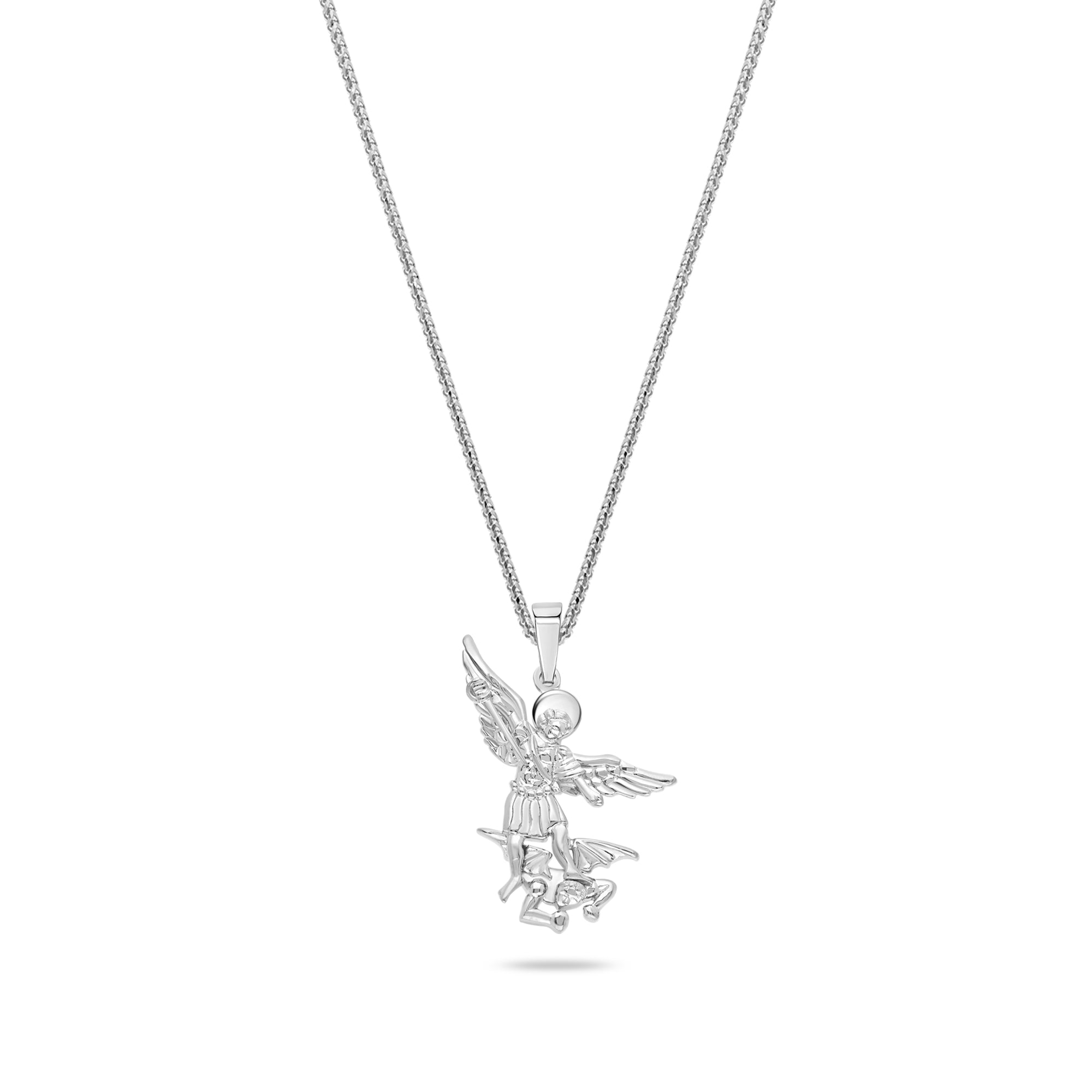 Micro Saint Michael Arch Angel Piece (Solid Gold)