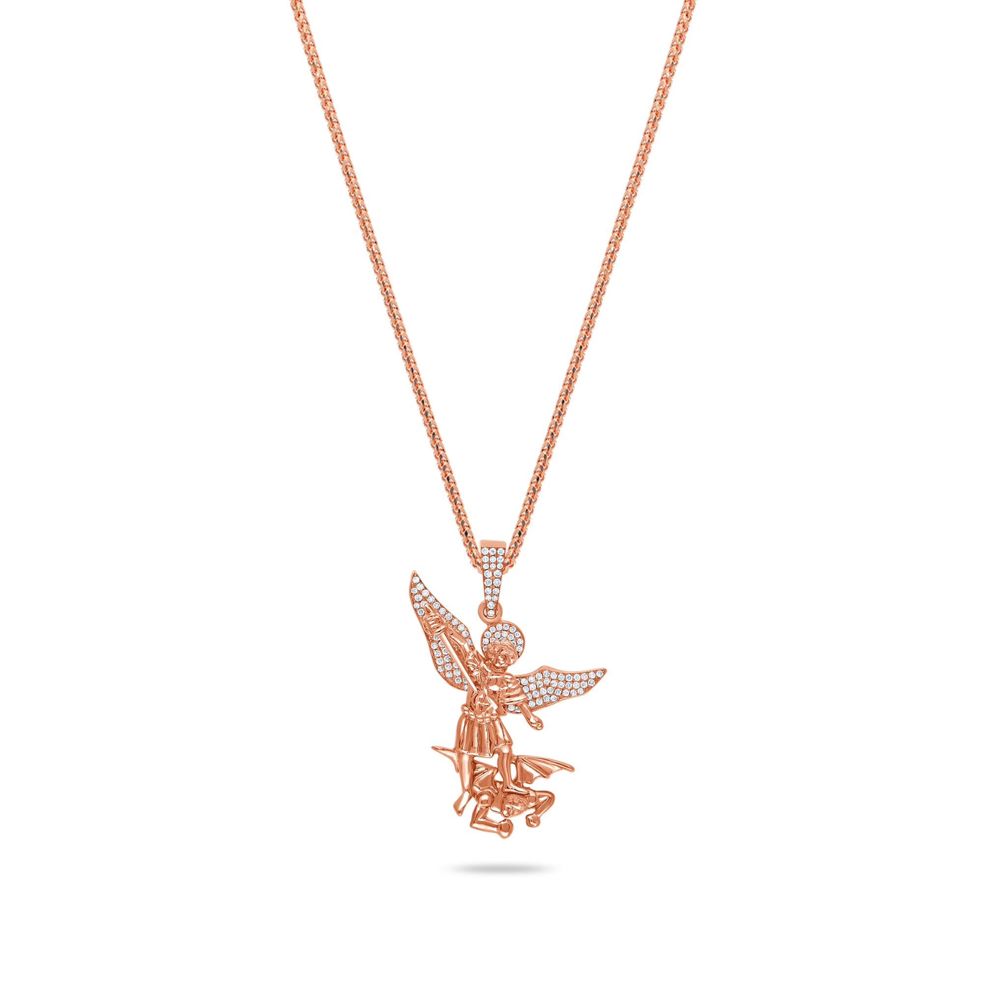 Micro Saint Michael Arch Angel Piece (Partially Iced)