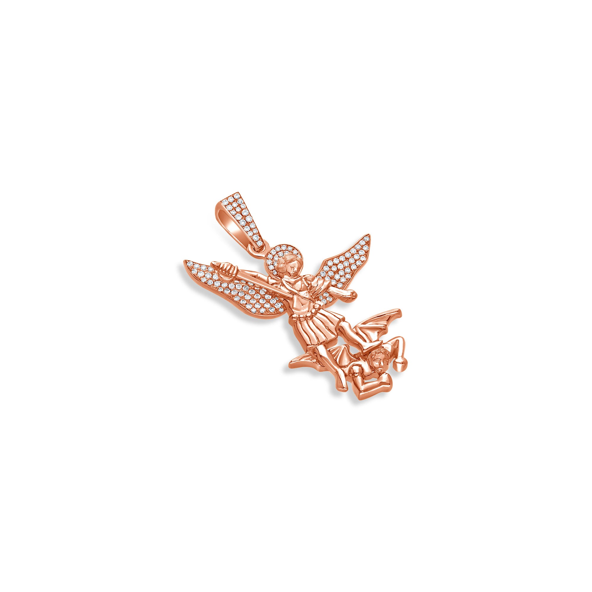 Micro Saint Michael Arch Angel Piece (Partially Iced)