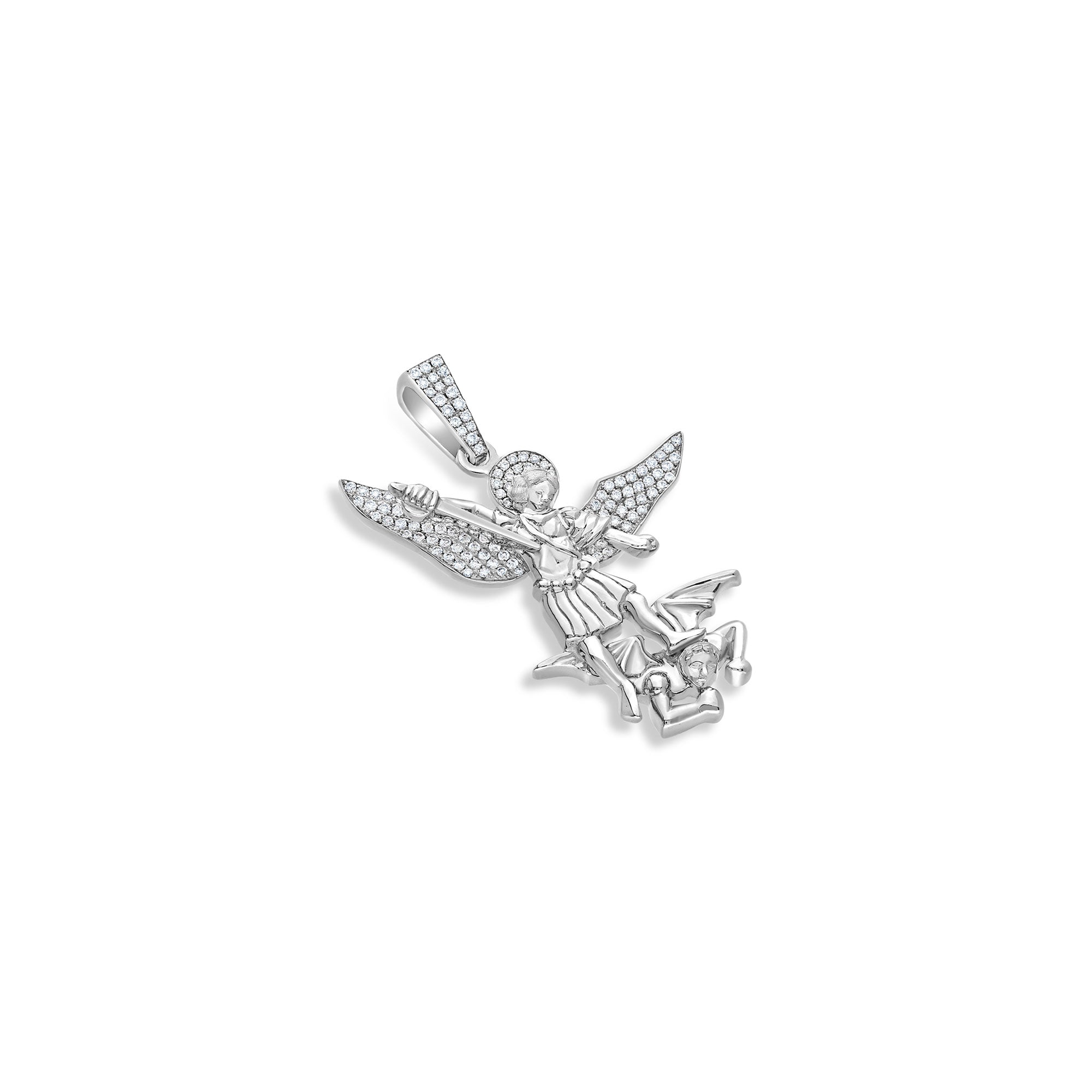 Micro Saint Michael Arch Angel Piece (Partially Iced)