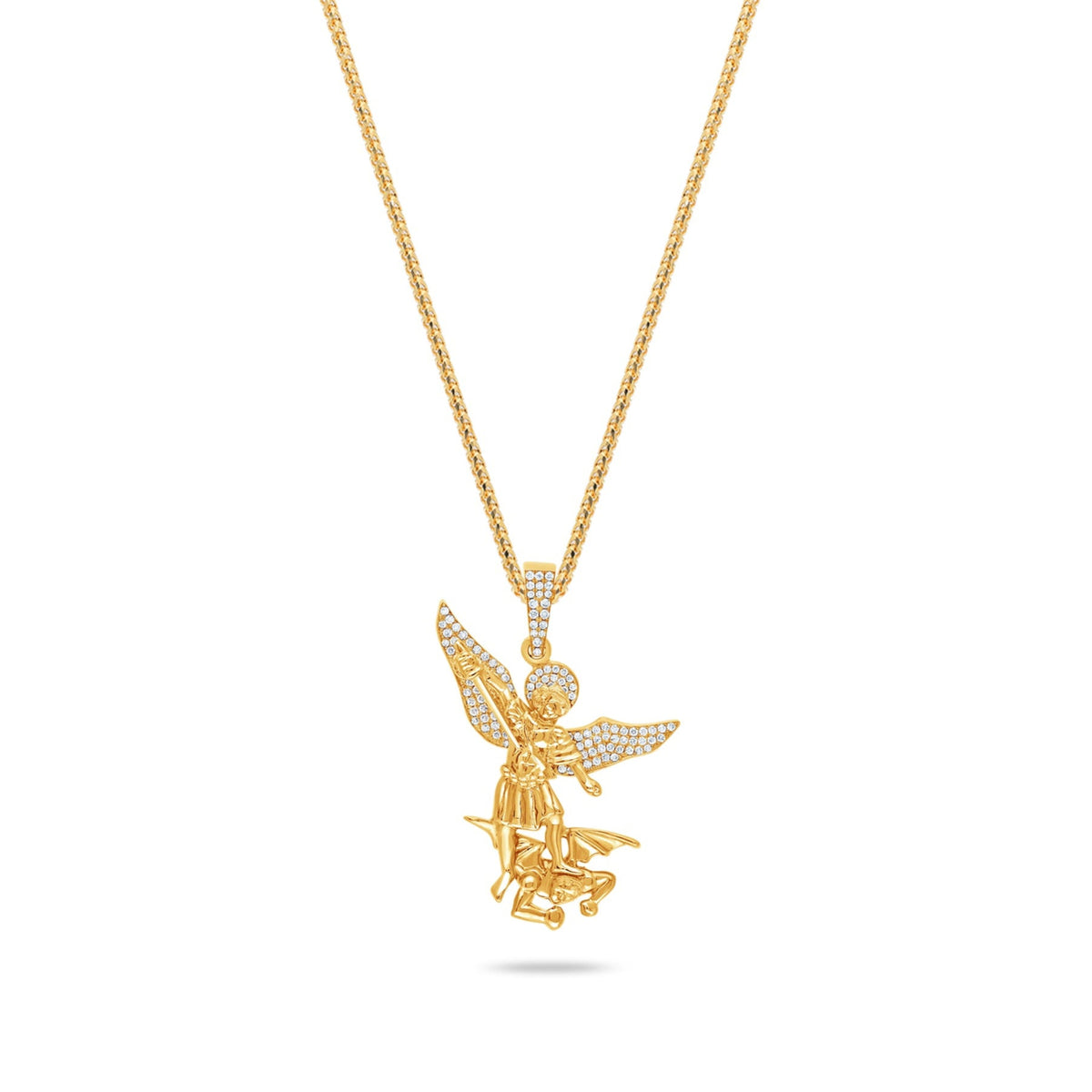 Micro Saint Michael Arch Angel Piece (Partially Iced)