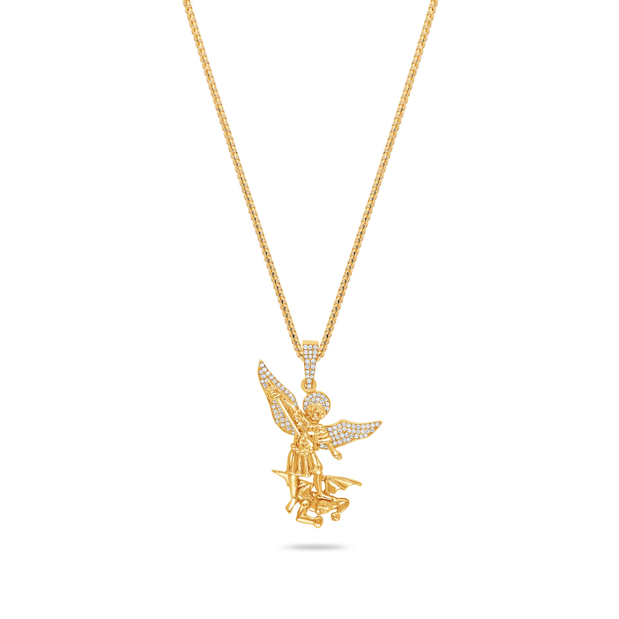 Micro Saint Michael Arch Angel Piece (Partially Iced)